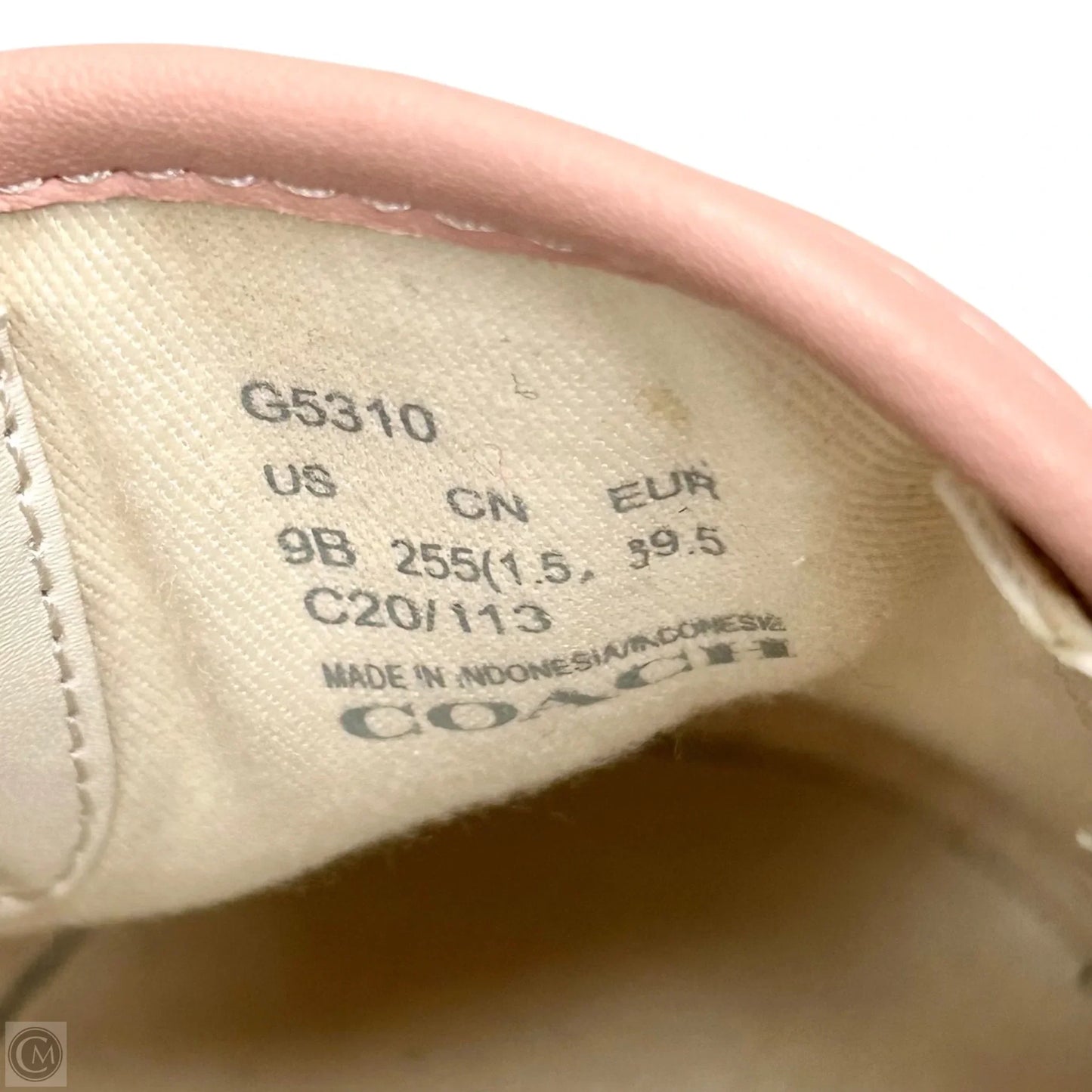 Shoes Designer By Coach In Pink, Size: 9