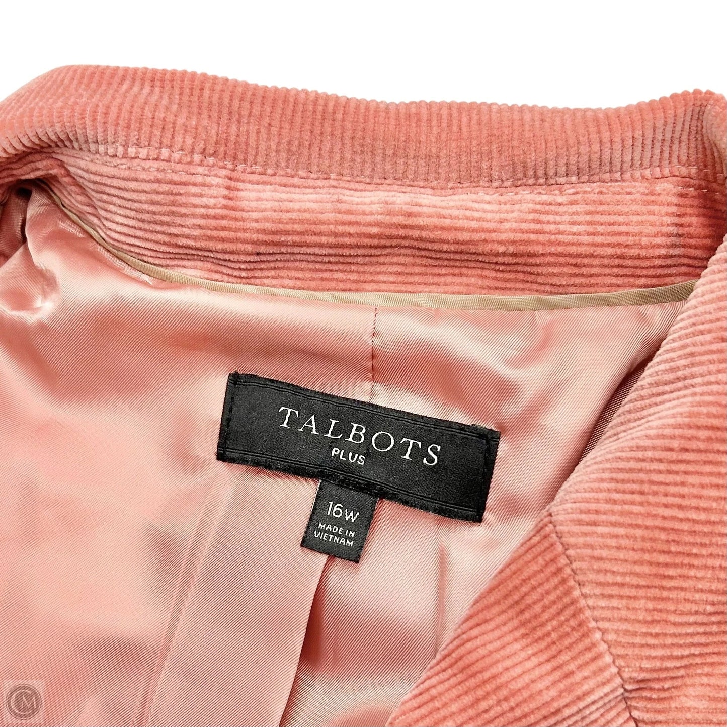 Blazer By Talbots In Pink, Size: Xl