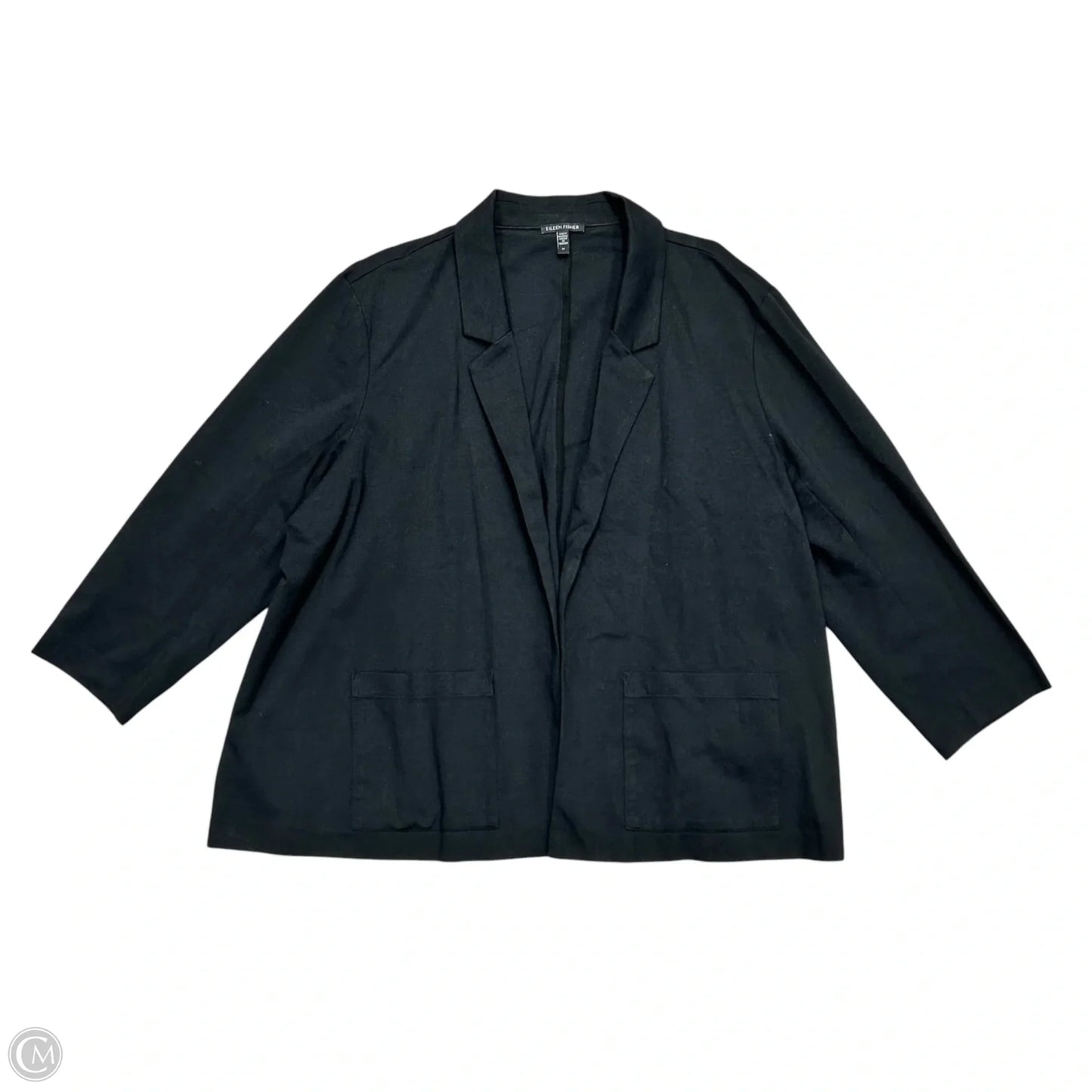 Jacket Other By Eileen Fisher In Black, Size: 3x