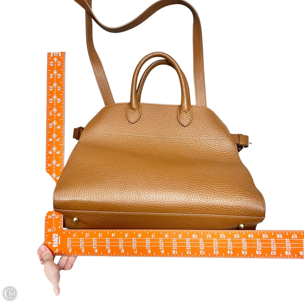 Handbag Leather By Anna Paola, Size: Medium