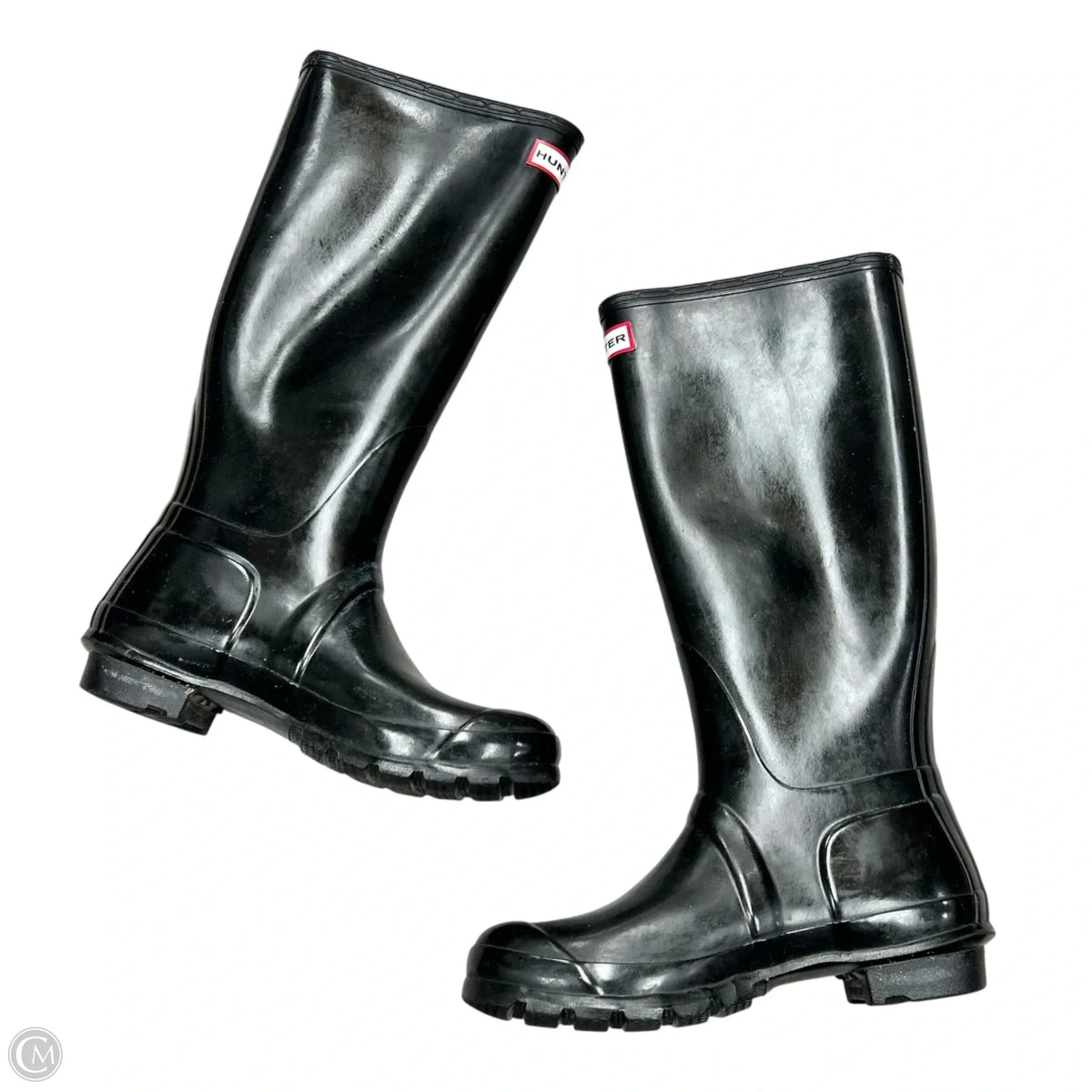 Boots Rain By Hunter In Black, Size: 7