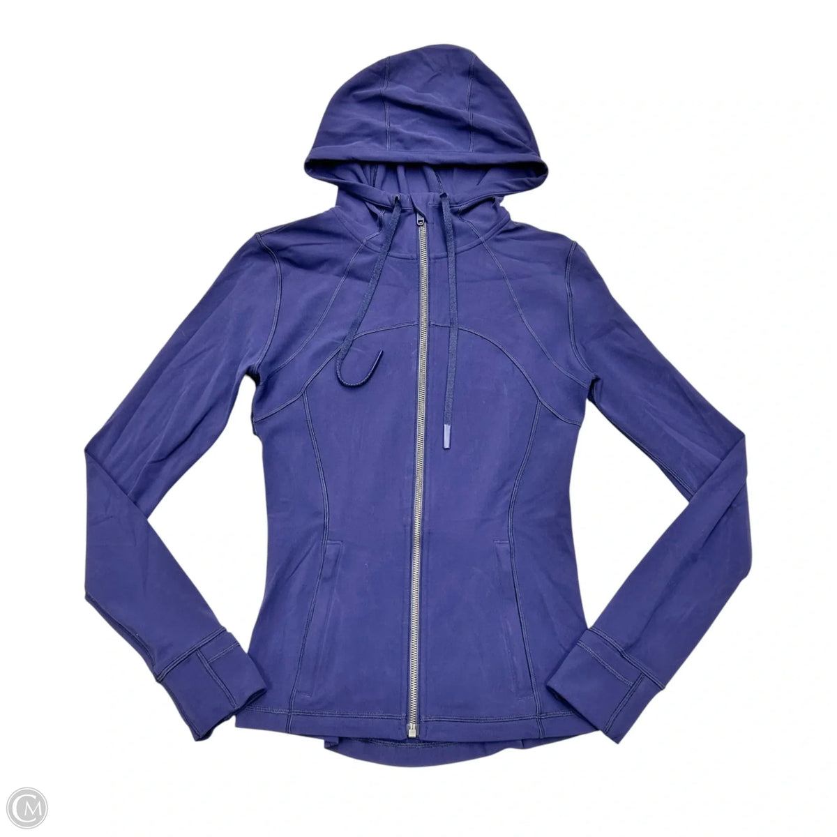 Athletic Jacket By Lululemon In Blue, Size: S