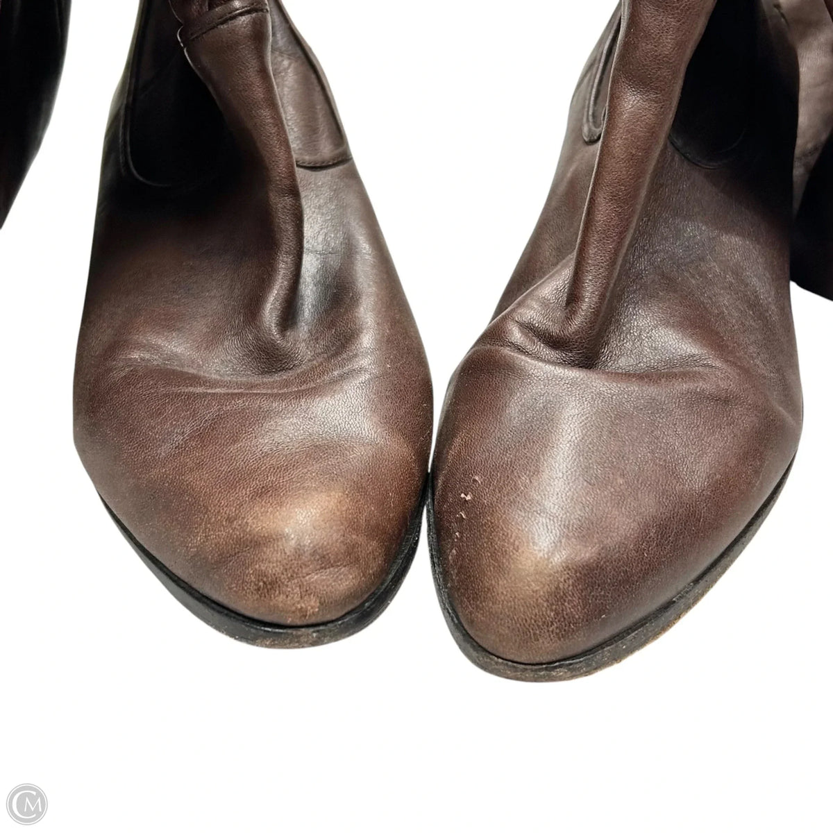 Boots Designer By Frye In Brown, Size: 8.5
