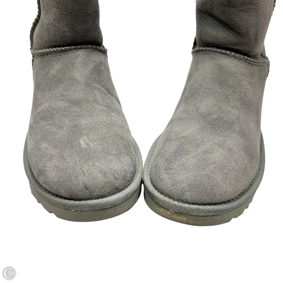 Boots Designer By Ugg In Grey, Size: 6