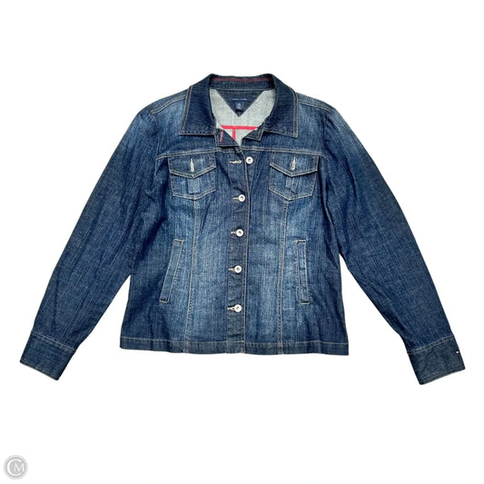 Jacket Denim By Tommy Hilfiger In Blue Denim, Size: Xl