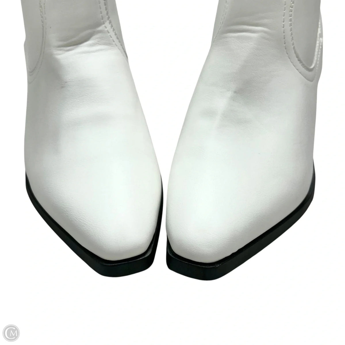 Boots Western By Sole Mates In White, Size: 7