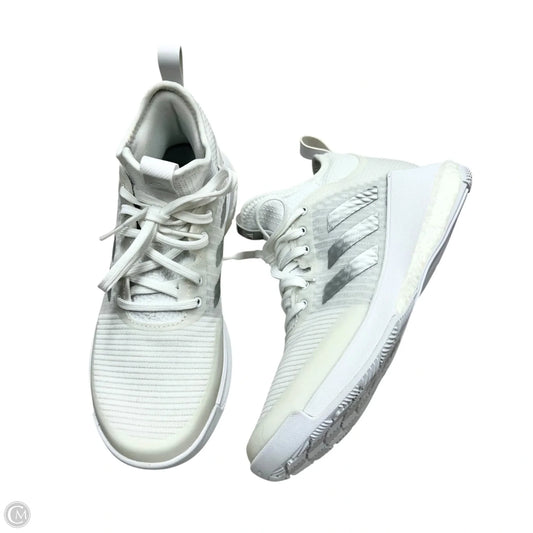 Shoes Athletic By Adidas In White, Size: 6.5