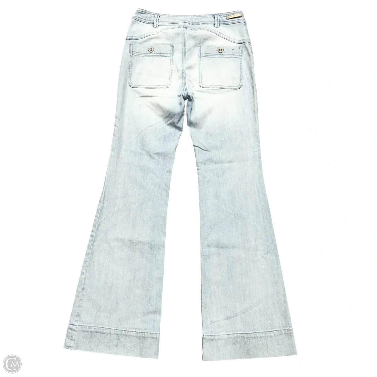Jeans Flared By Pilcro In Blue Denim, Size: 4