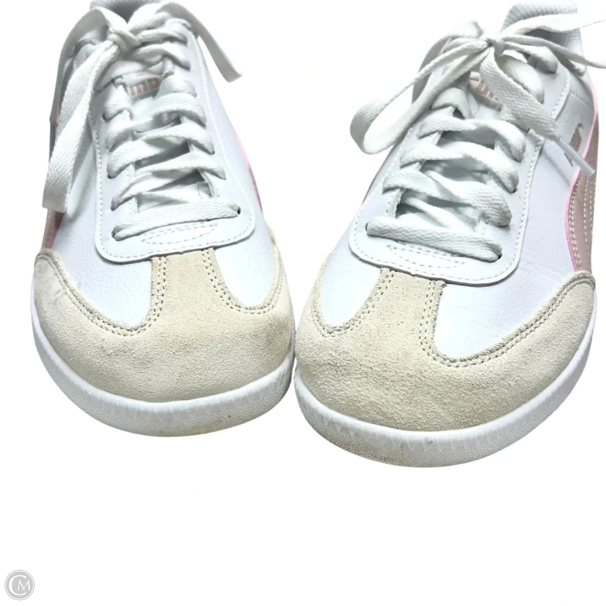 Shoes Athletic By Puma In Pink & White, Size: 7