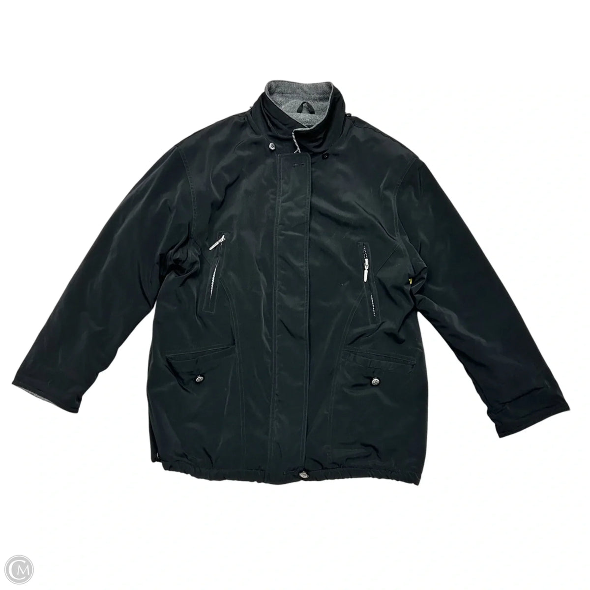 Jacket Puffer & Quilted By Braetan In Black, Size: M