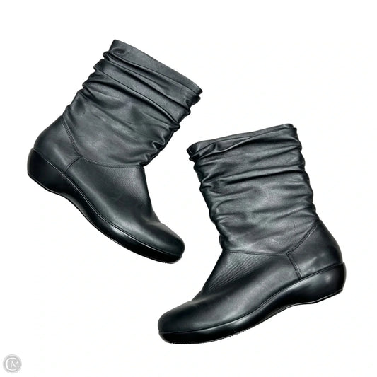 Boots Mid-calf Flats By Dansko In Black, Size: 9.5