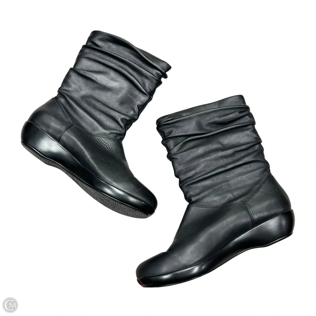 Boots Mid-calf Flats By Dansko In Black, Size: 9.5