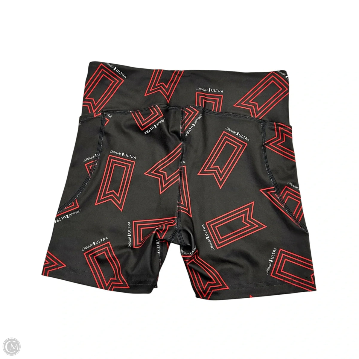 Athletic Shorts By Brooks In Black & Red, Size: S