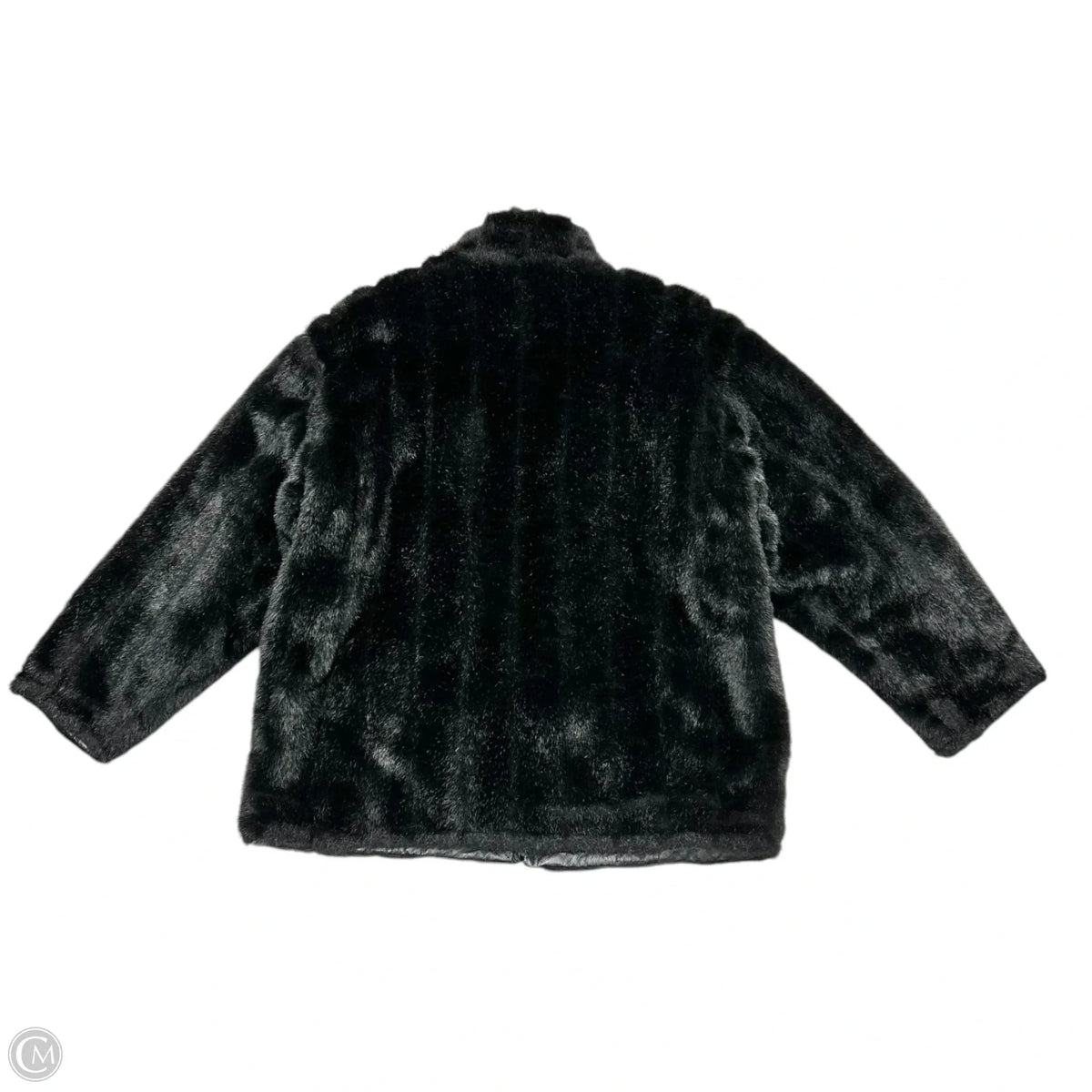 Coat Leather In Black, Size: Xl