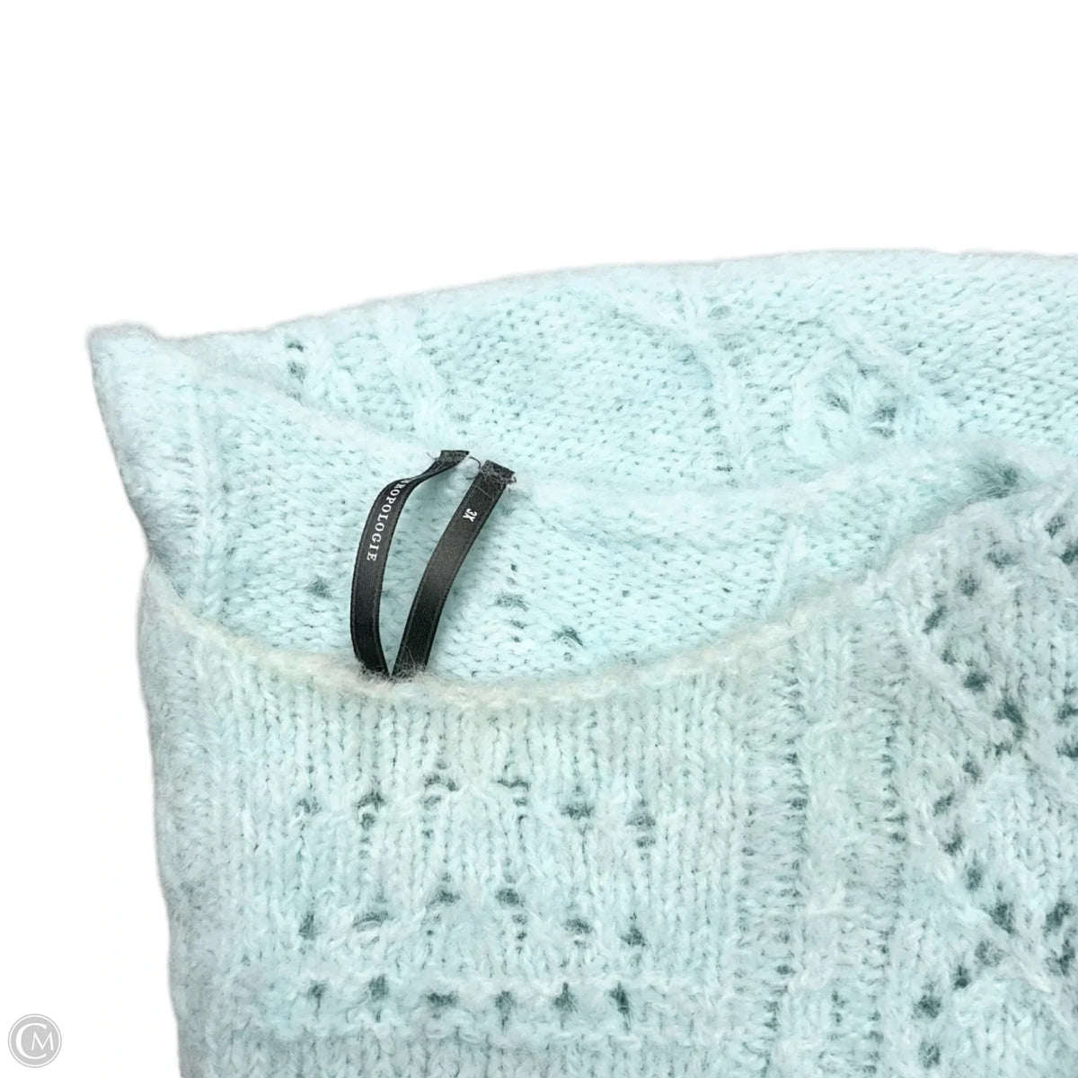 Sweater By Anthropologie In Aqua, Size: 3x
