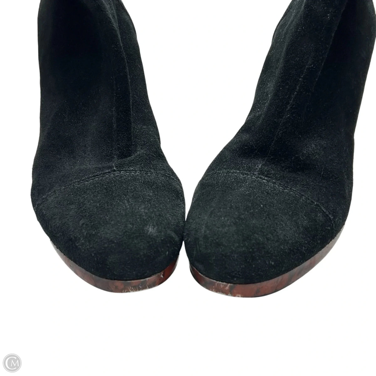 Boots Ankle Heels By Cmc In Black, Size: 7.5