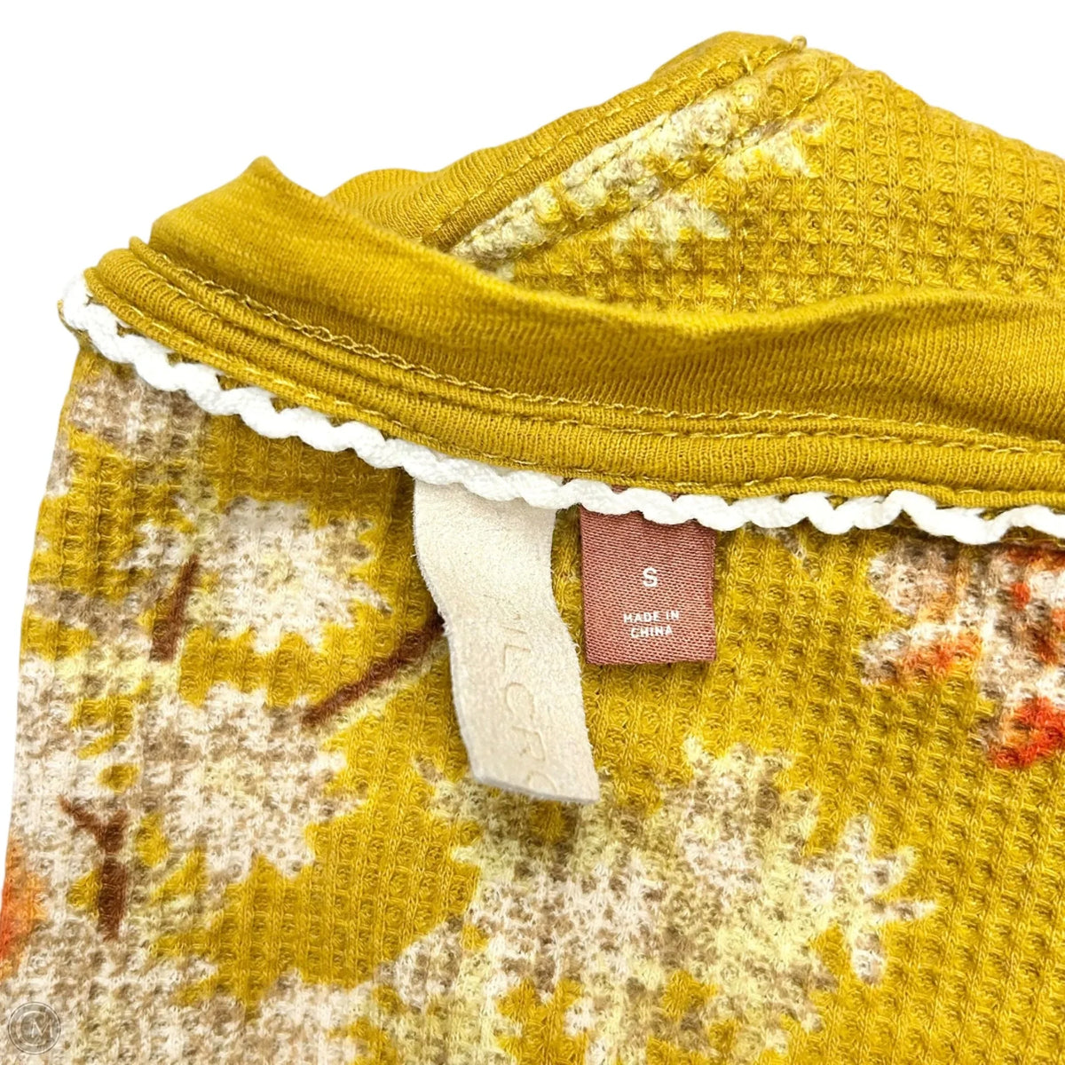 Top Long Sleeve By Pilcro In Yellow, Size: S