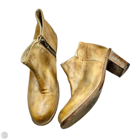 Boots Leather By Bed Stu In Tan, Size: 9.5