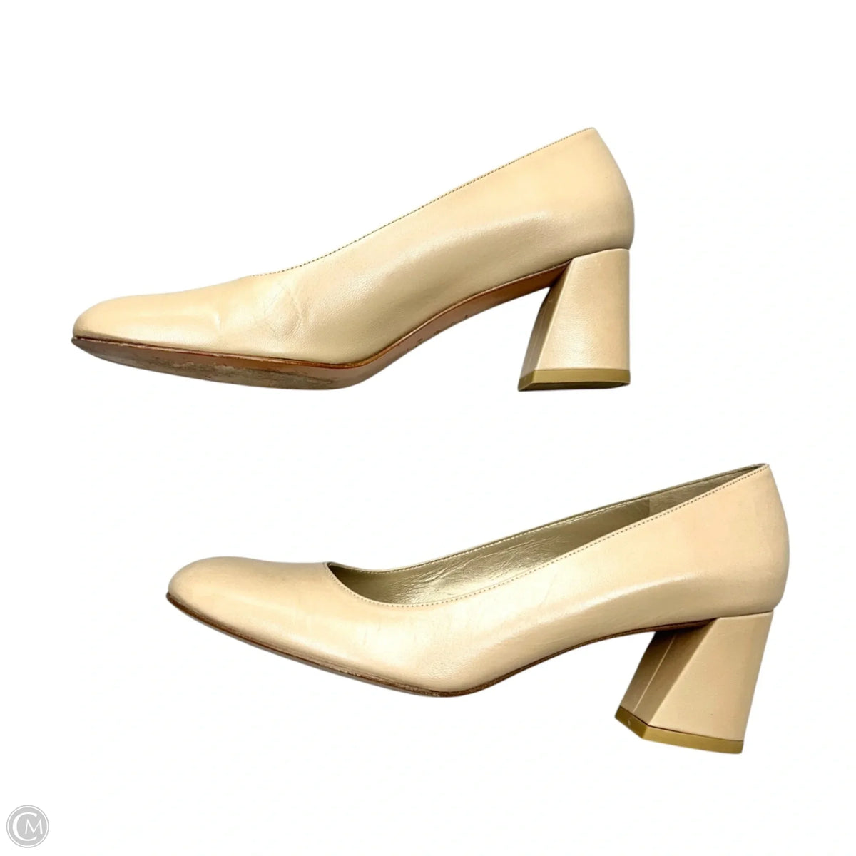 Shoes Designer By Stuart Weitzman In Beige, Size: 8