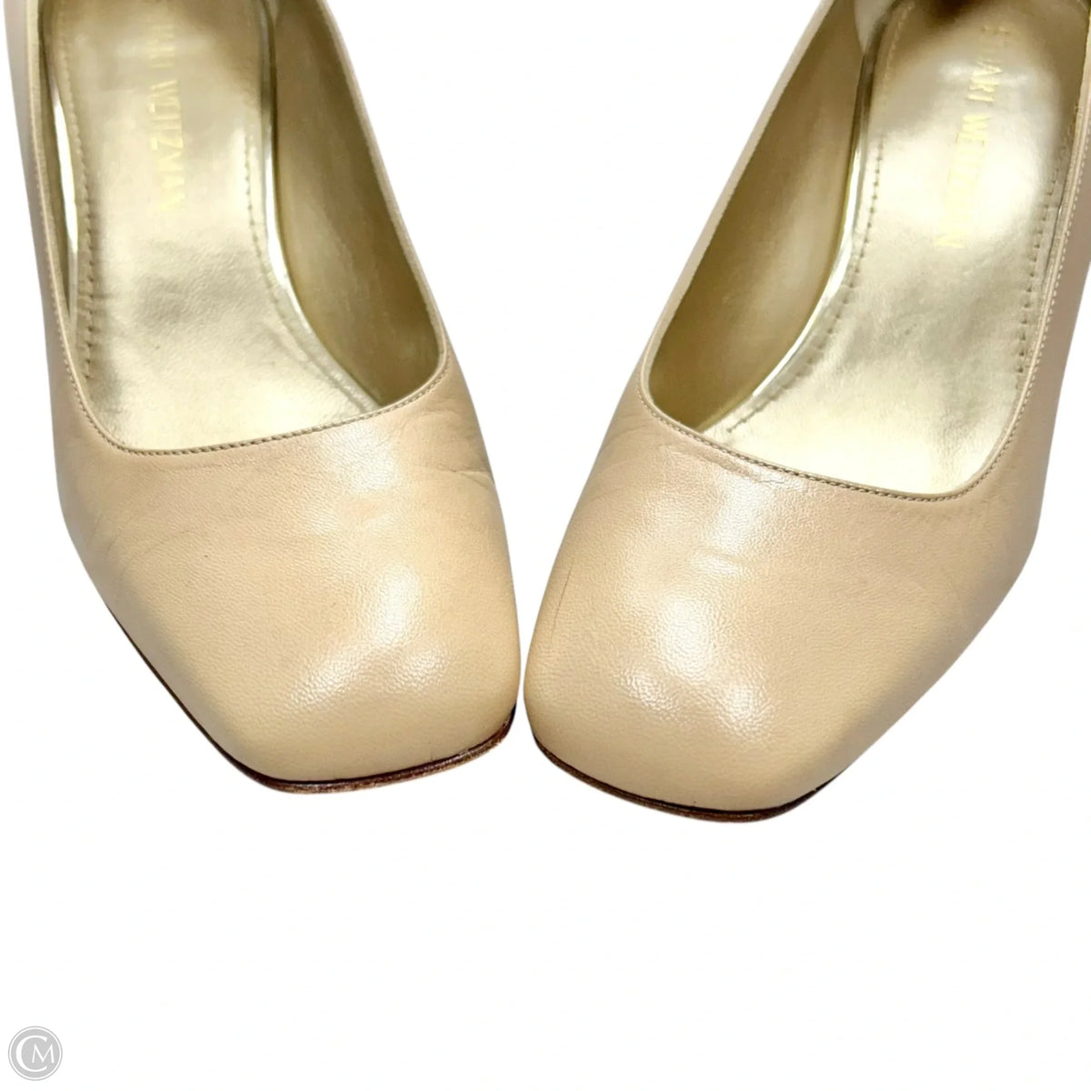 Shoes Designer By Stuart Weitzman In Beige, Size: 8
