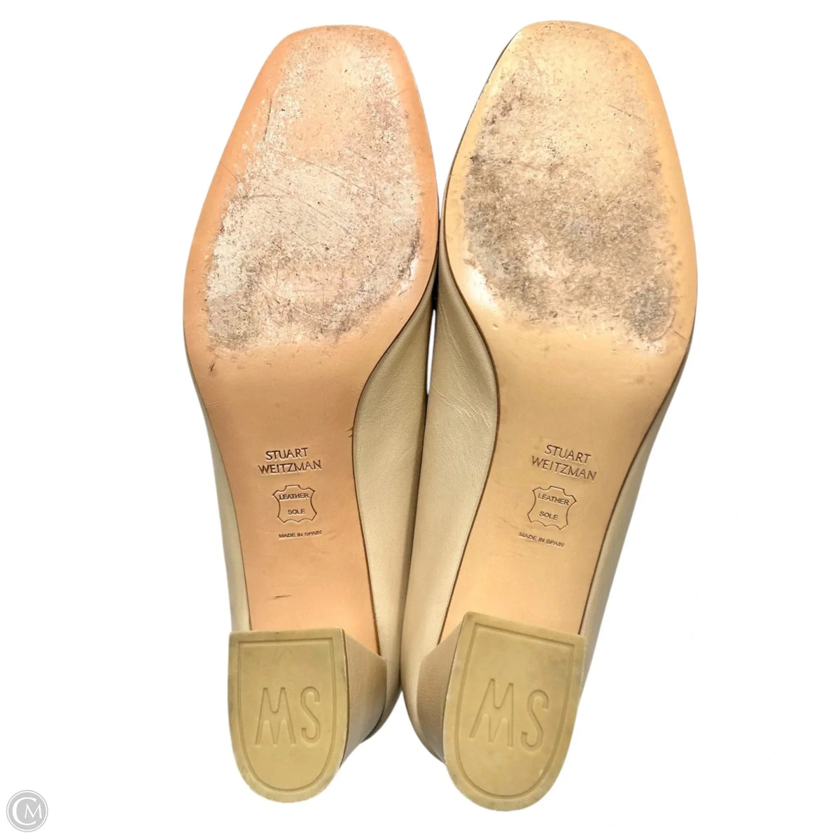 Shoes Designer By Stuart Weitzman In Beige, Size: 8