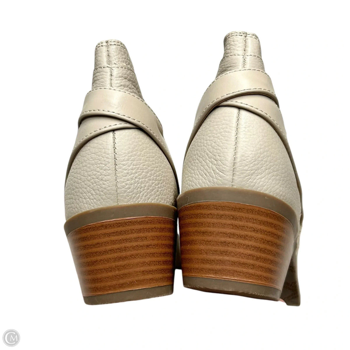 Boots Ankle Heels By Vionic In Taupe, Size: 8.5