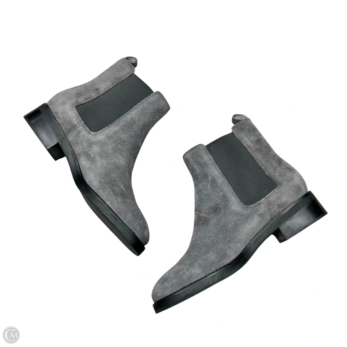 Boots Ankle Flats By Talbots In Grey, Size: 8.5