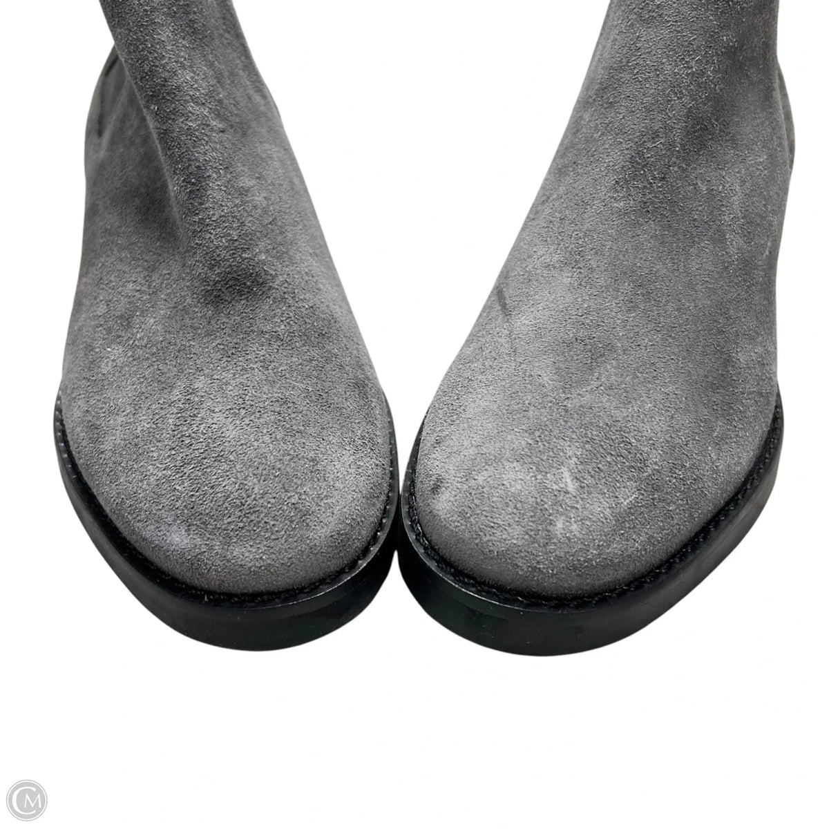 Boots Ankle Flats By Talbots In Grey, Size: 8.5