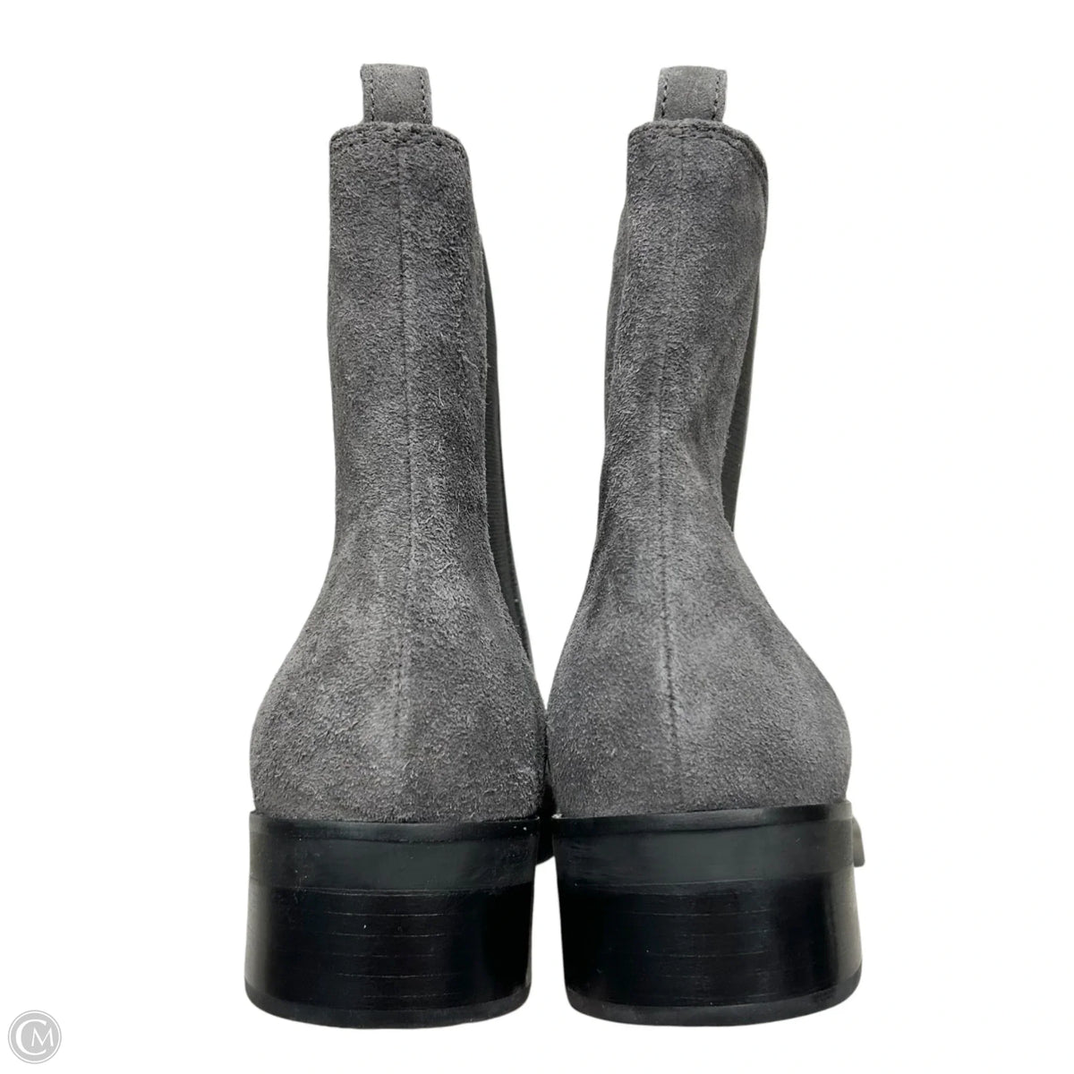 Boots Ankle Flats By Talbots In Grey, Size: 8.5