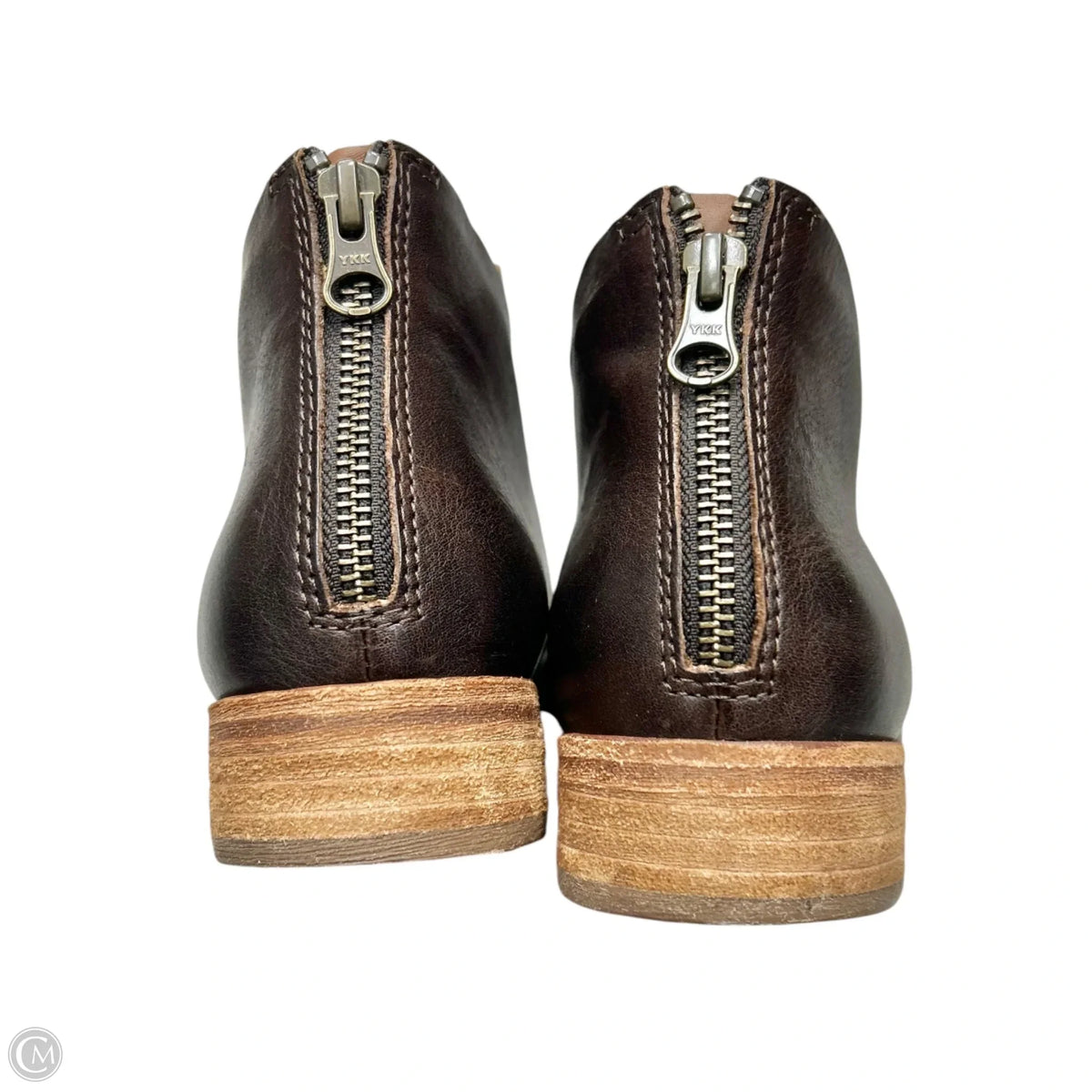 Boots Ankle Flats By Kork Ease In Brown, Size: 9.5