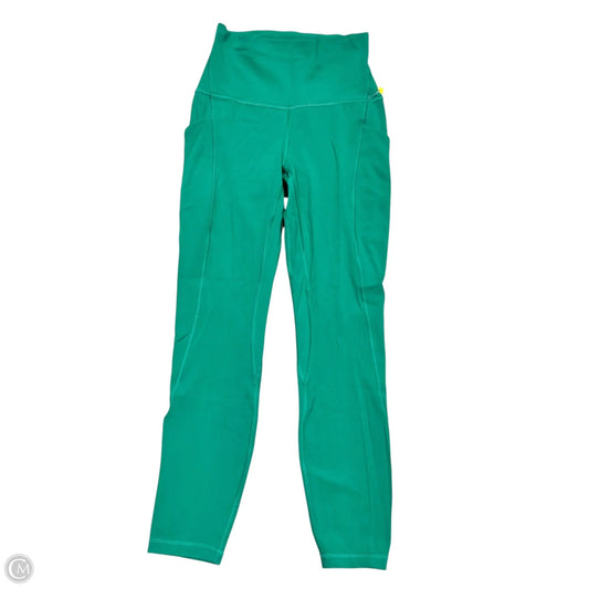 Athletic Leggings By Lululemon In Green, Size: S