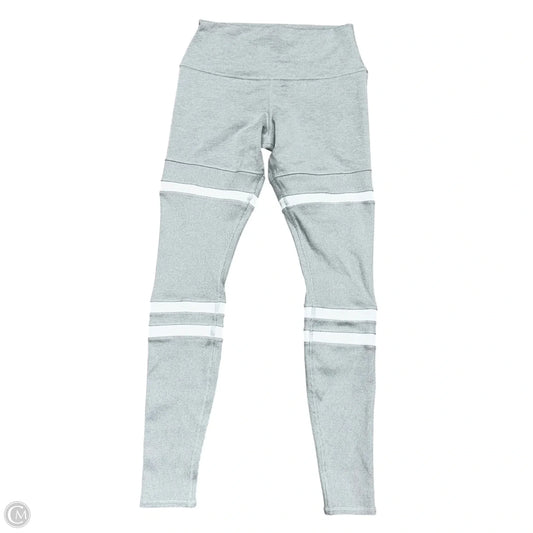 Athletic Leggings By Alo In Grey, Size: S