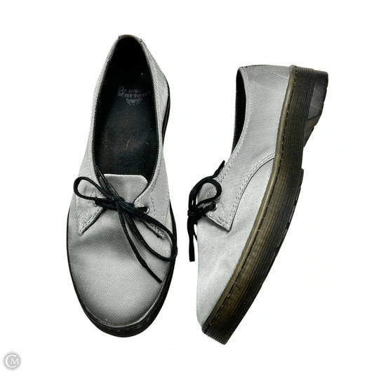 Shoes Flats By Dr Martens In Black & Grey, Size: 7