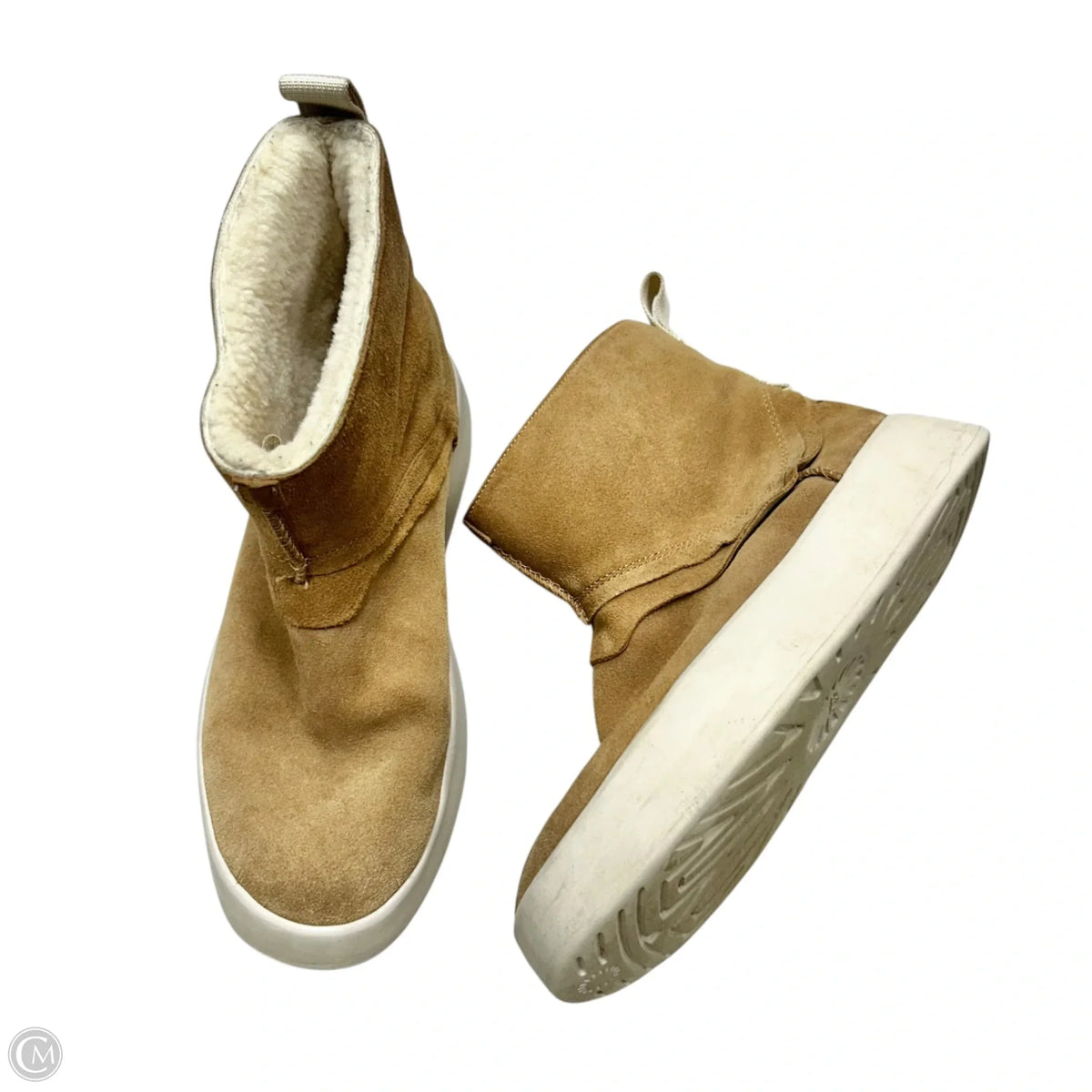 Boots Designer By Ugg In Tan, Size: 8