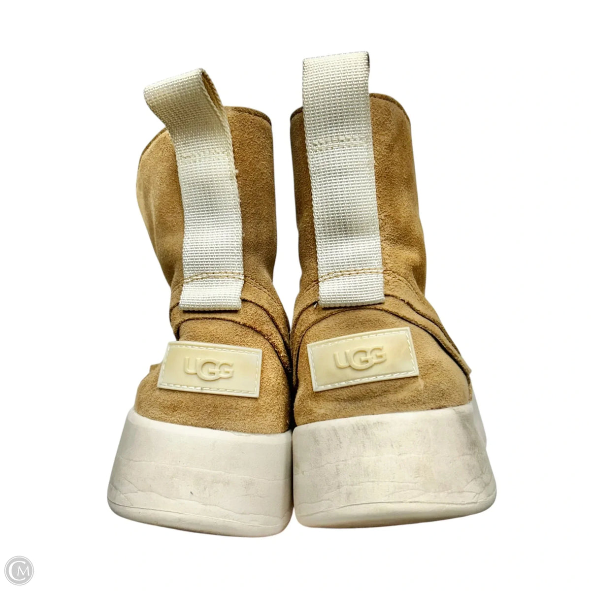 Boots Designer By Ugg In Tan, Size: 8