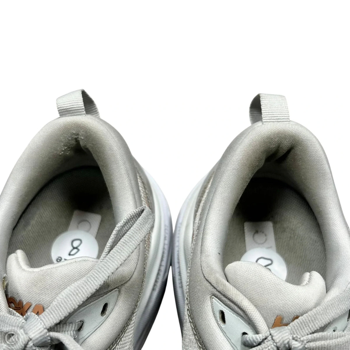 Shoes Athletic By Hoka In Grey, Size: 8