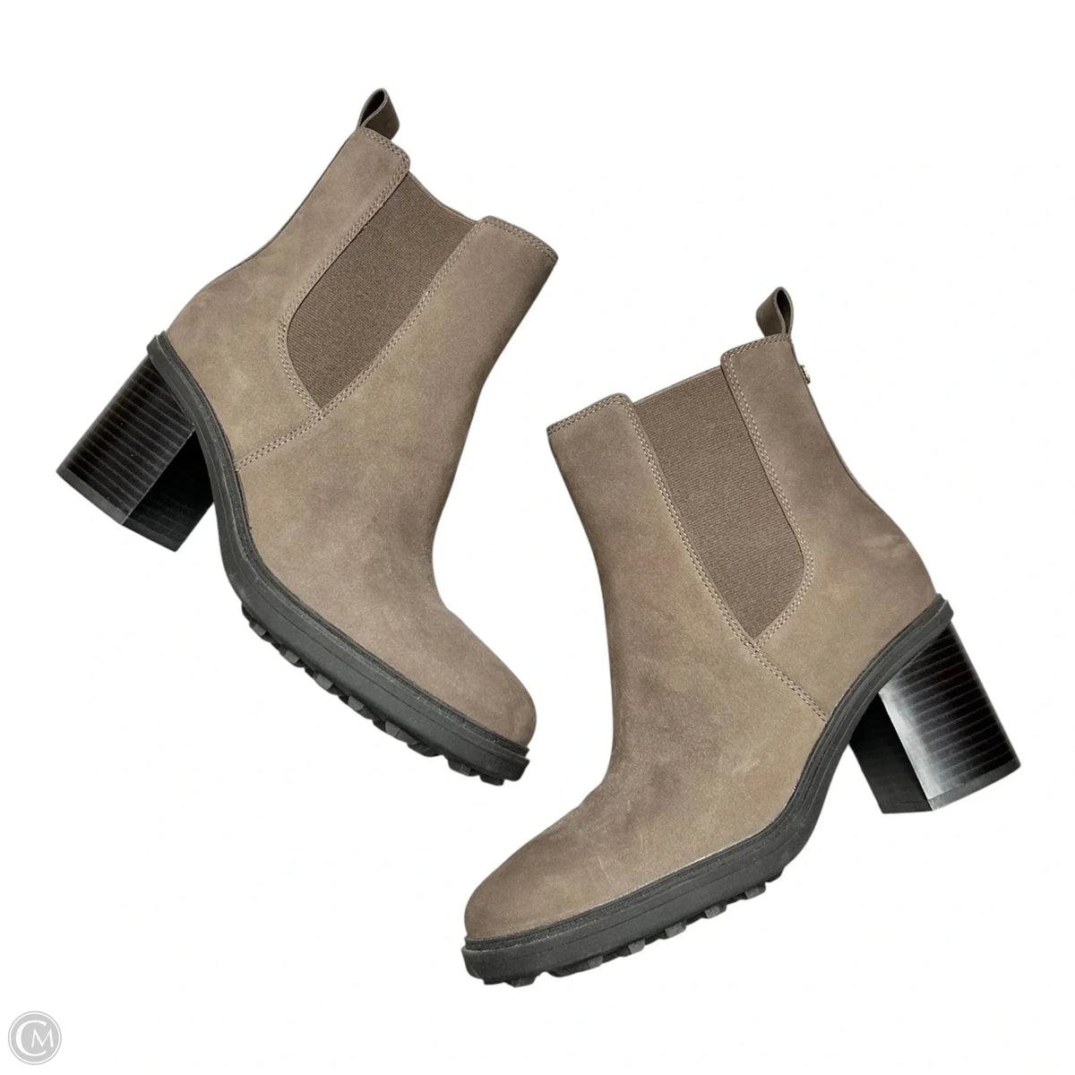 Boots Ankle Heels By Vionic In Brown, Size: 8