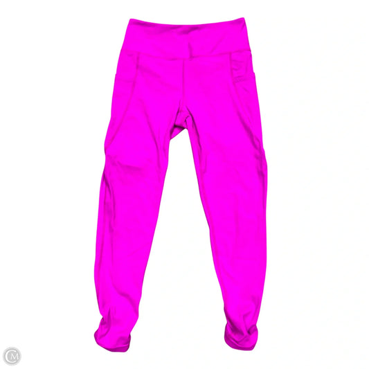 Athletic Leggings By Free People In Pink, Size: S
