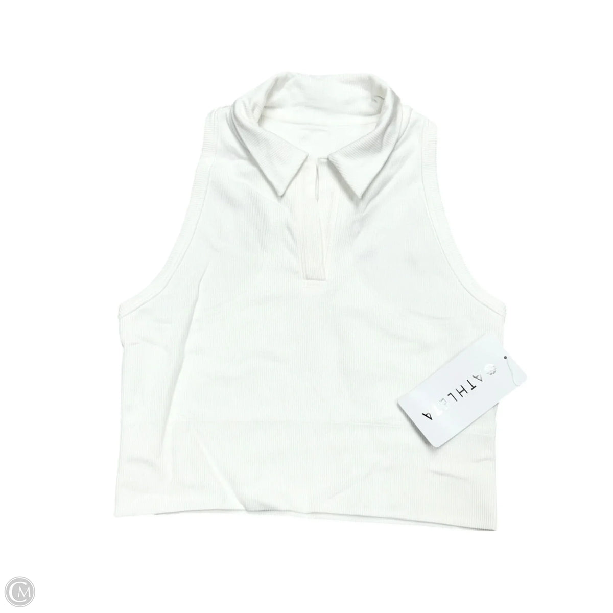 Athletic Tank Top By Athleta In White, Size: M