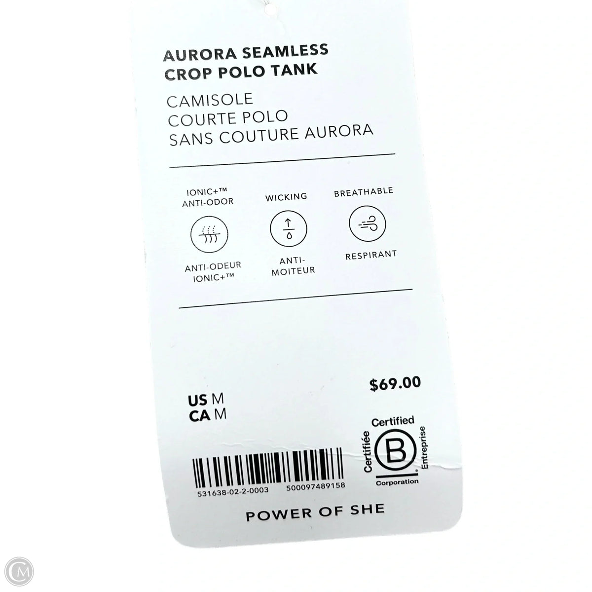 Athletic Tank Top By Athleta In White, Size: M
