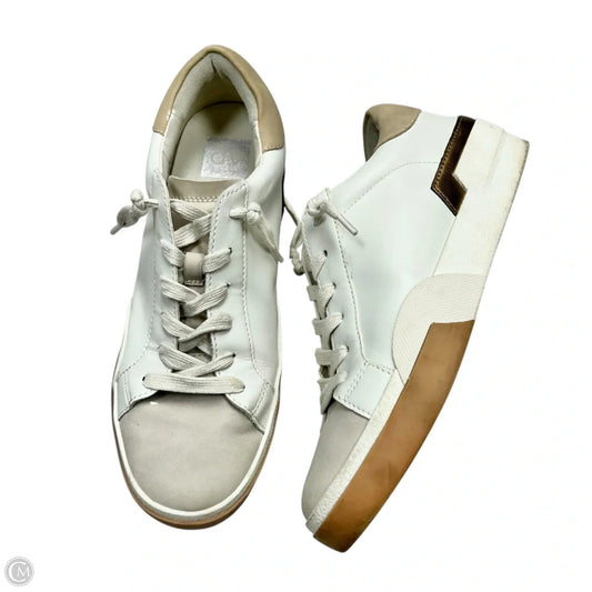 Shoes Sneakers By Dolce Vita In Tan & White, Size: 9
