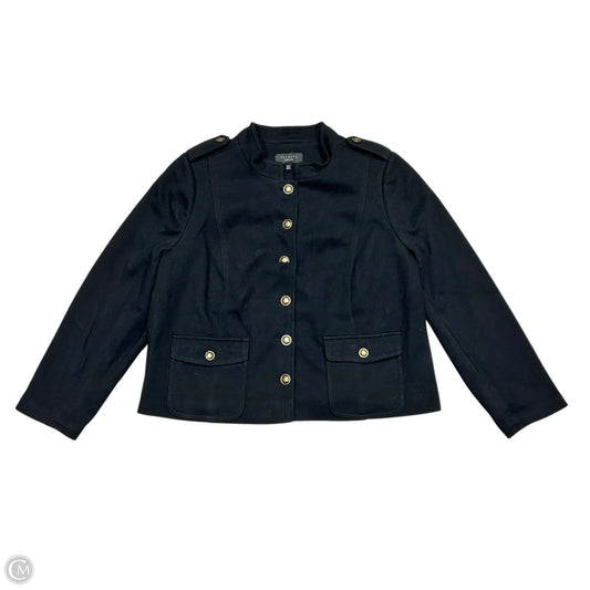 Blazer By Talbots In Black & Gold, Size: Xlp