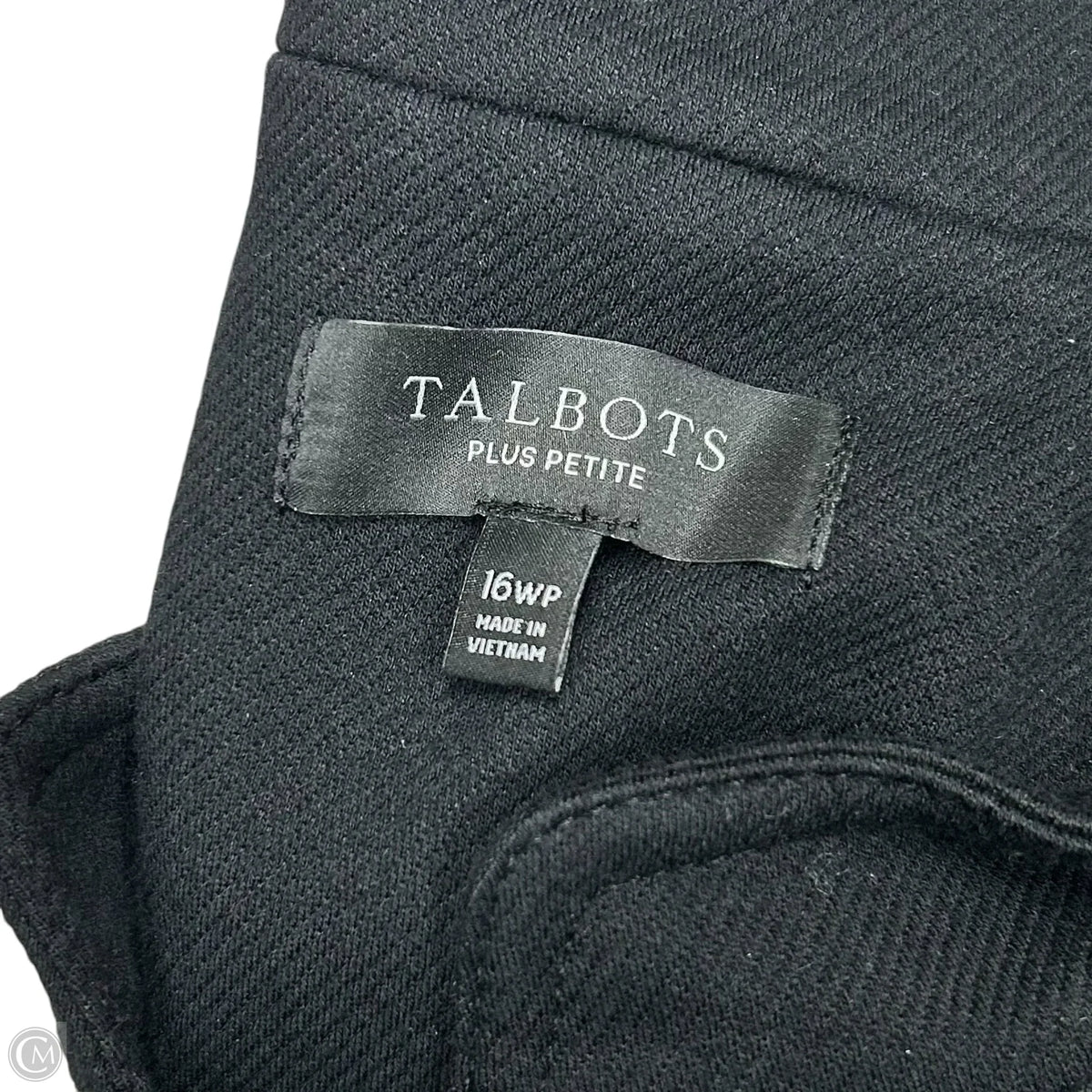Blazer By Talbots In Black & Gold, Size: Xlp