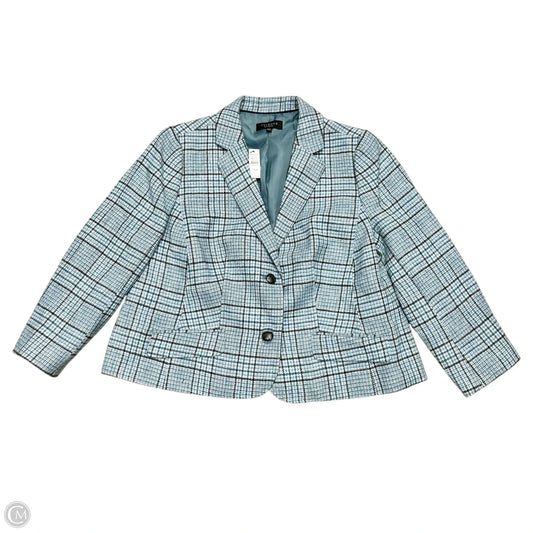 Blazer By Talbots In Blue & Brown, Size: Xlp