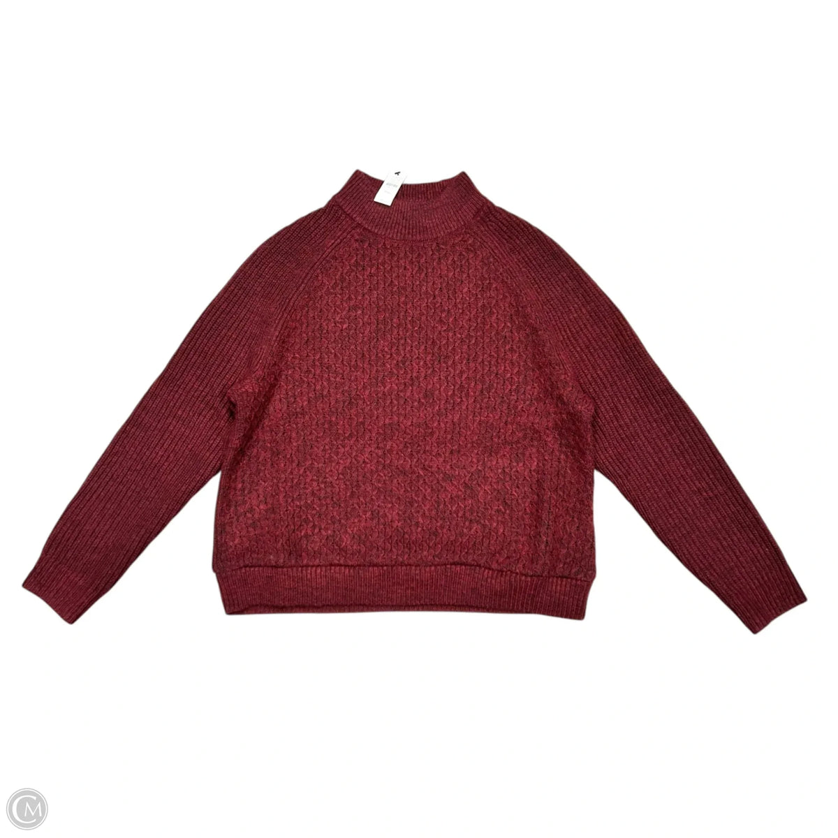 Sweater By Talbots In Maroon, Size: Xlp