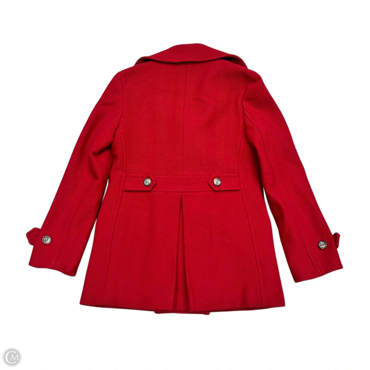 Coat Peacoat By Talbots In Red, Size: S