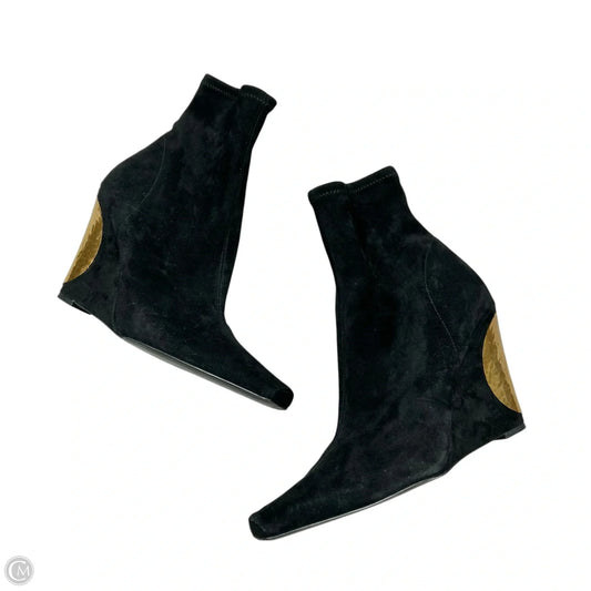 Boots Designer By Tory Burch In Black, Size: 9.5