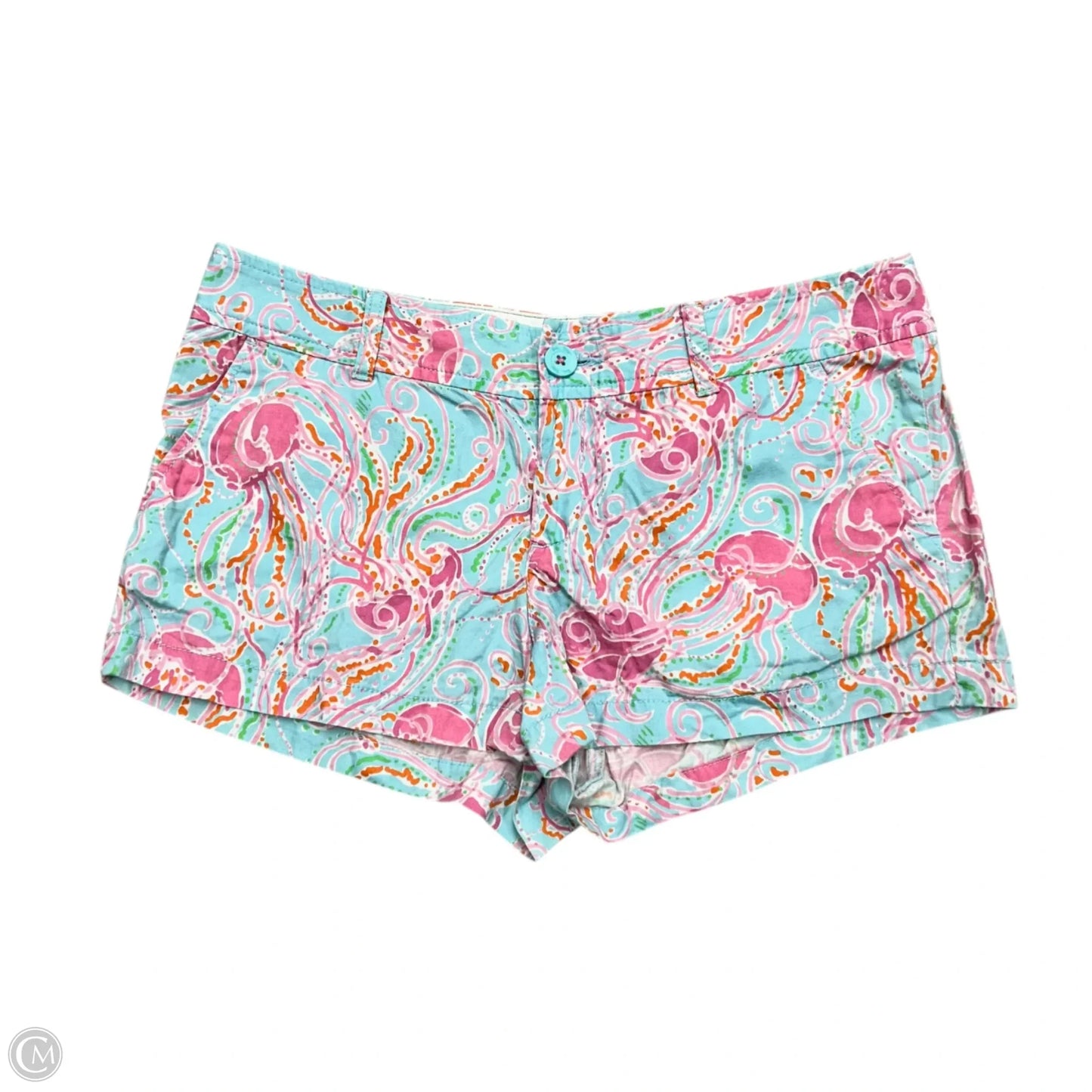 Shorts Designer By Lilly Pulitzer In Blue & Pink, Size: 10