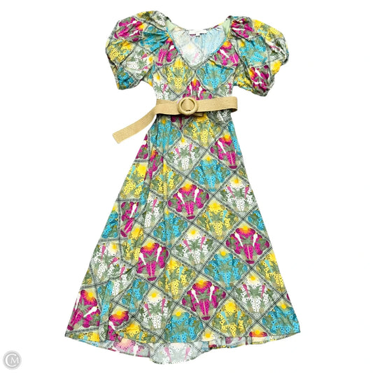 Dress Casual Maxi By Loft In Multi-colored, Size: S