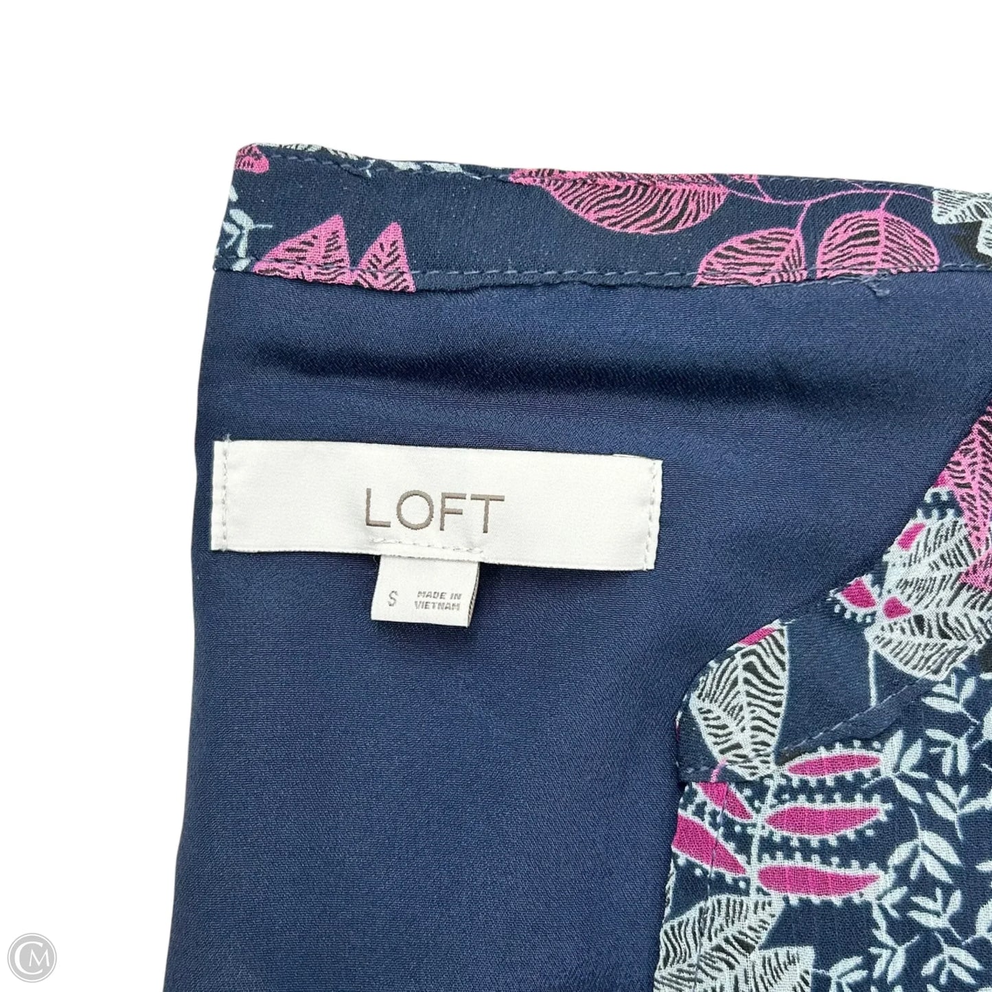 Dress Party Short By Loft In Floral Print, Size: S
